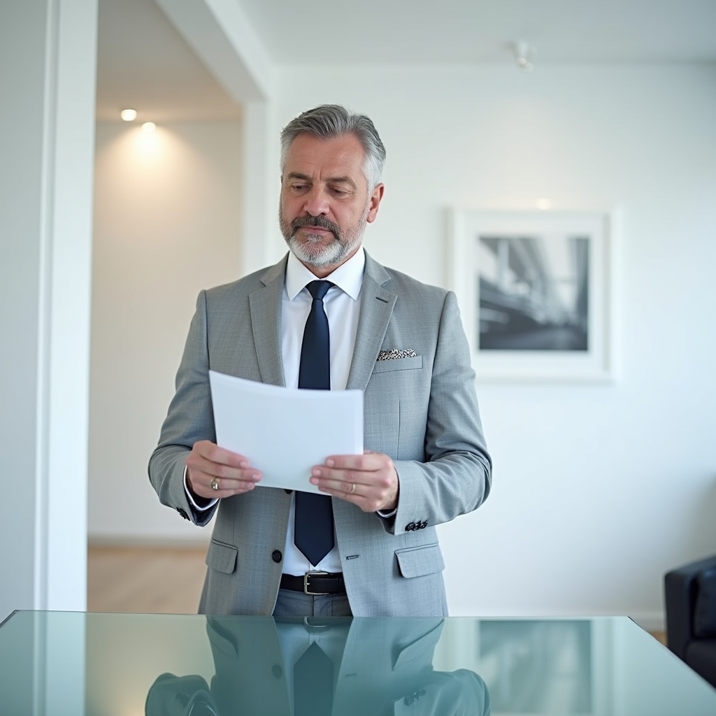 Person studiert Informationen zum Bildungsgutschein der Agentur für Arbeit